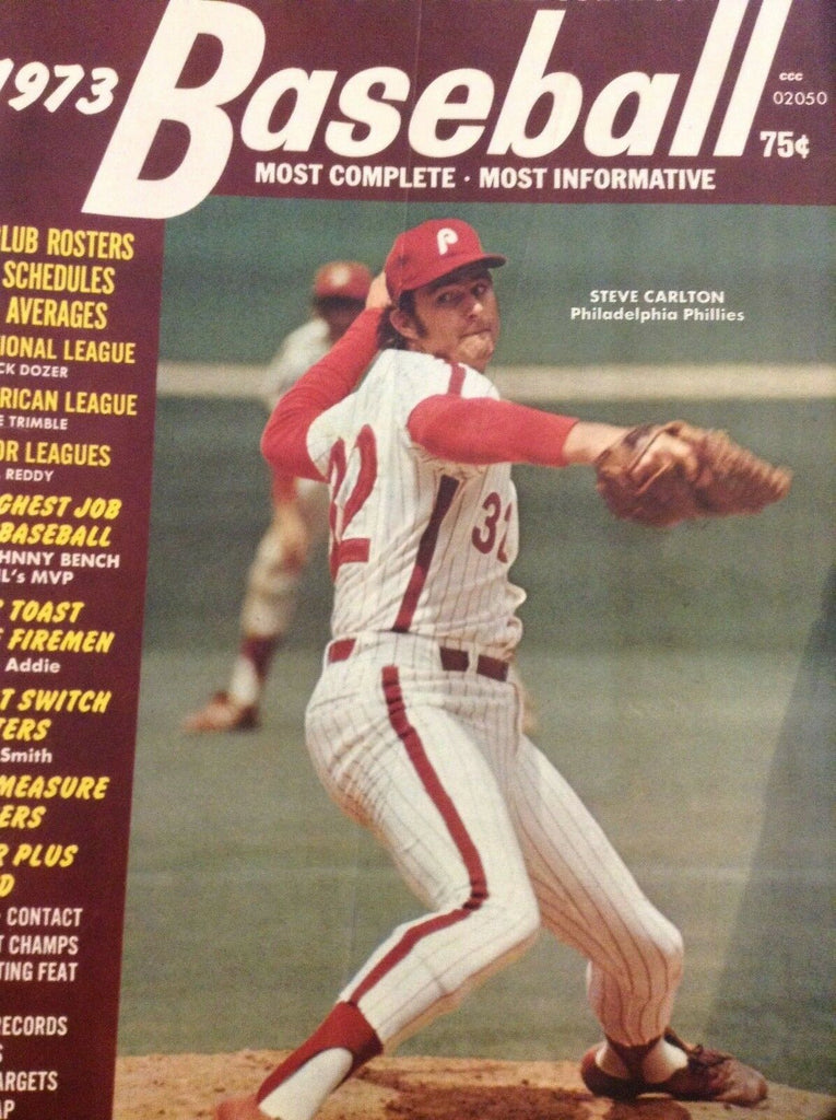 Street & Smith's Baseball Magazine Steve Carlton 1973 041818nonrh