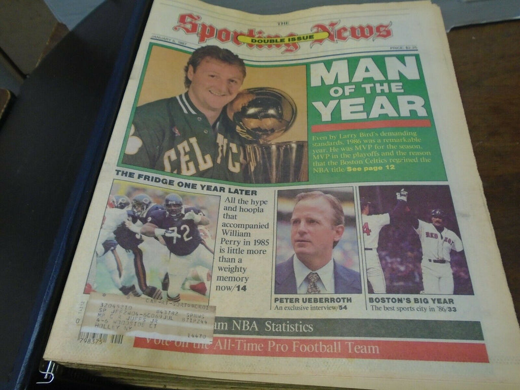 The Sporting News Magazine January-June 1987 26 Issues in Binder 123119SN2
