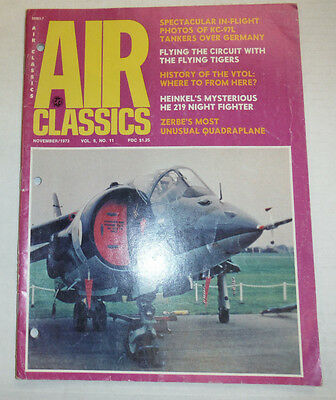 Air Classics Magazine In Flight Photos Of KC-97L November 1973 040915R