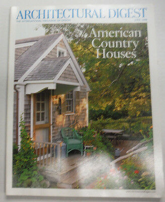 Architectural Digest Magazine American Country Houses June 2008 NO ML 070415R