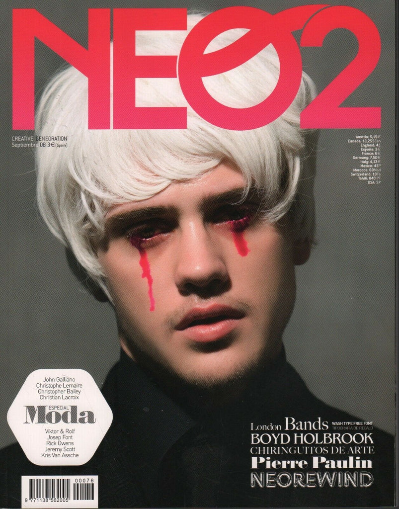 Neo 2 Spanish Fashion Magazine September 2008 Boyd Holbrook 053018DBF