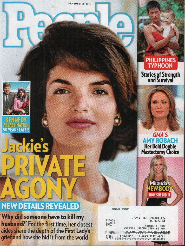 People Weekly November 25 2013 Jackie John F Kennedy Amy Robach 071519AME
