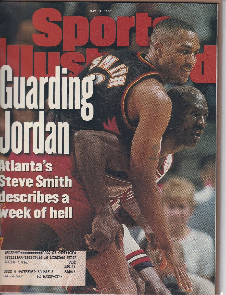 Sports Illustrated Magazine Michael Jordan Steve Smith May 19, 1997 041019nonr