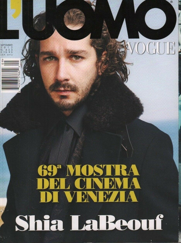 L'Uomo Vogue Conde Nast Italian July September 2012 Shia LaBeouf 100518DBE