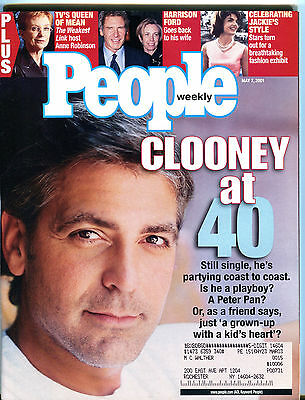 People Magazine May 7 2001 George Clooney Harrison Ford EX 012216jhe