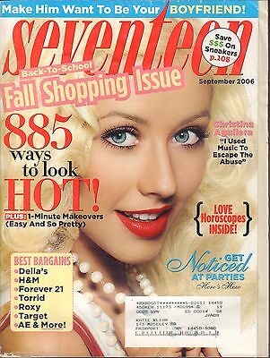 Seventeen September 2006 Christina Aguilera w/ML VG 061616DBE