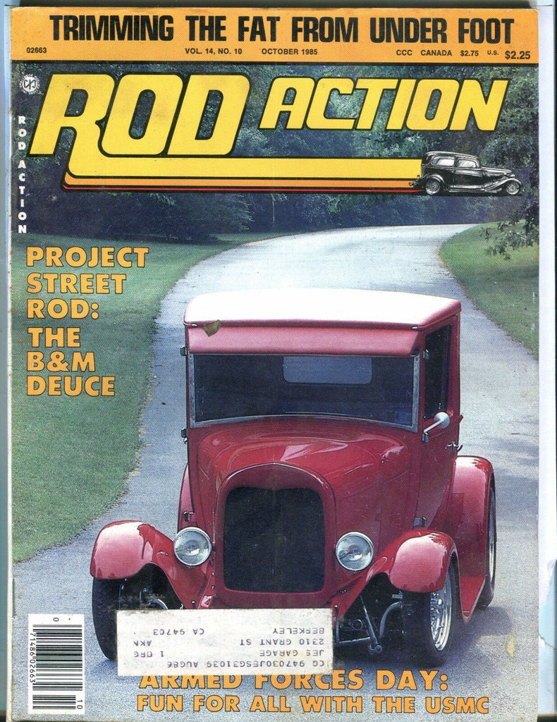 Rod Action Magazine October 1985 The B&M Deuce EX w/ML 031317nonjhe