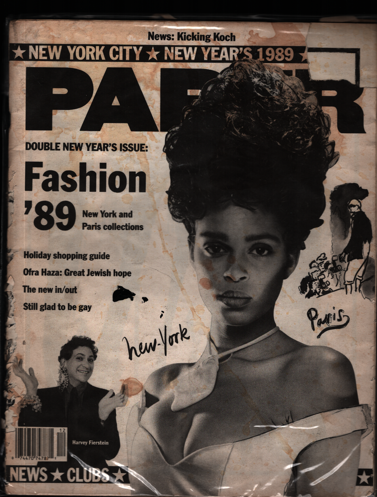 NYC Paper Magazine New Year 1989 Harvey Fierstein Ed Koch 021821ame2