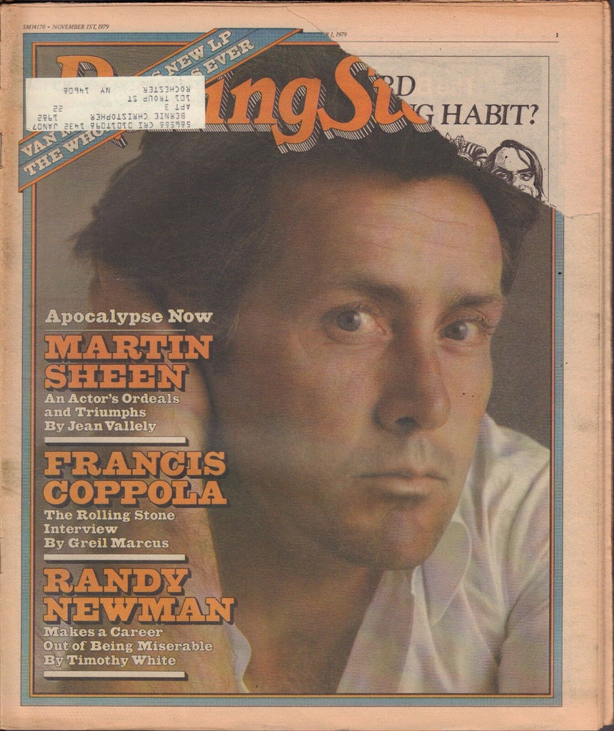 Rolling Stone November 1 1979 Martin Sheen, Francis Coppola w/ML 121416DBE