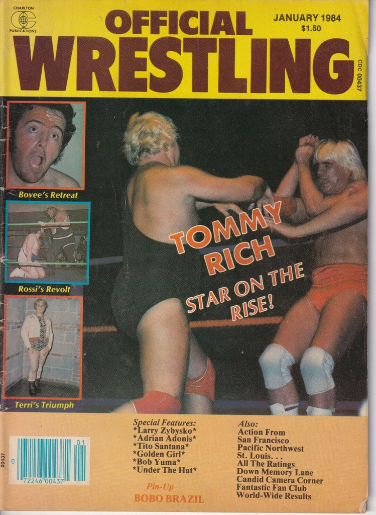 Official Wrestling Tommy Rich Bowee Rossi January 1984 031919nonr