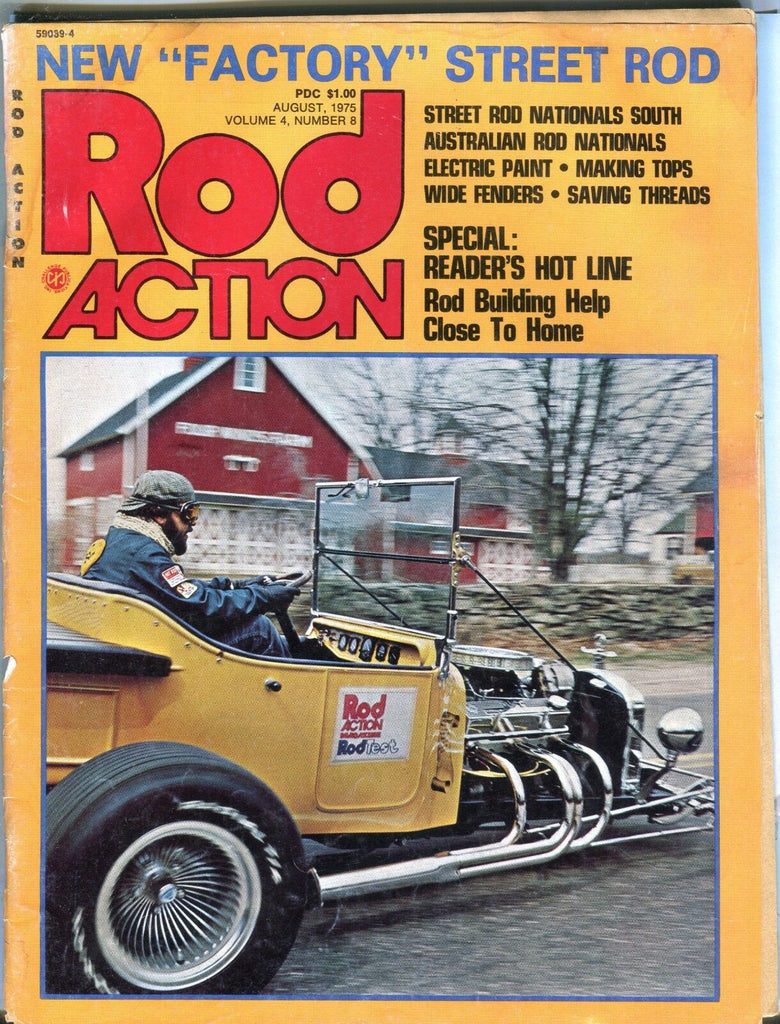 Rod Action Magazine August 1975 Factory Street Rod GD No ML 031417nonjhe