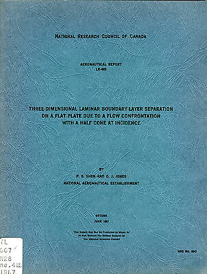National Research Council Of Canada Aeronautical Report June 1967 FAA 031016jhe