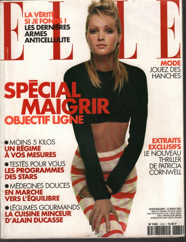 Elle French Fashion Magazine March 12 2001 Patricia Cornwell 090820ame