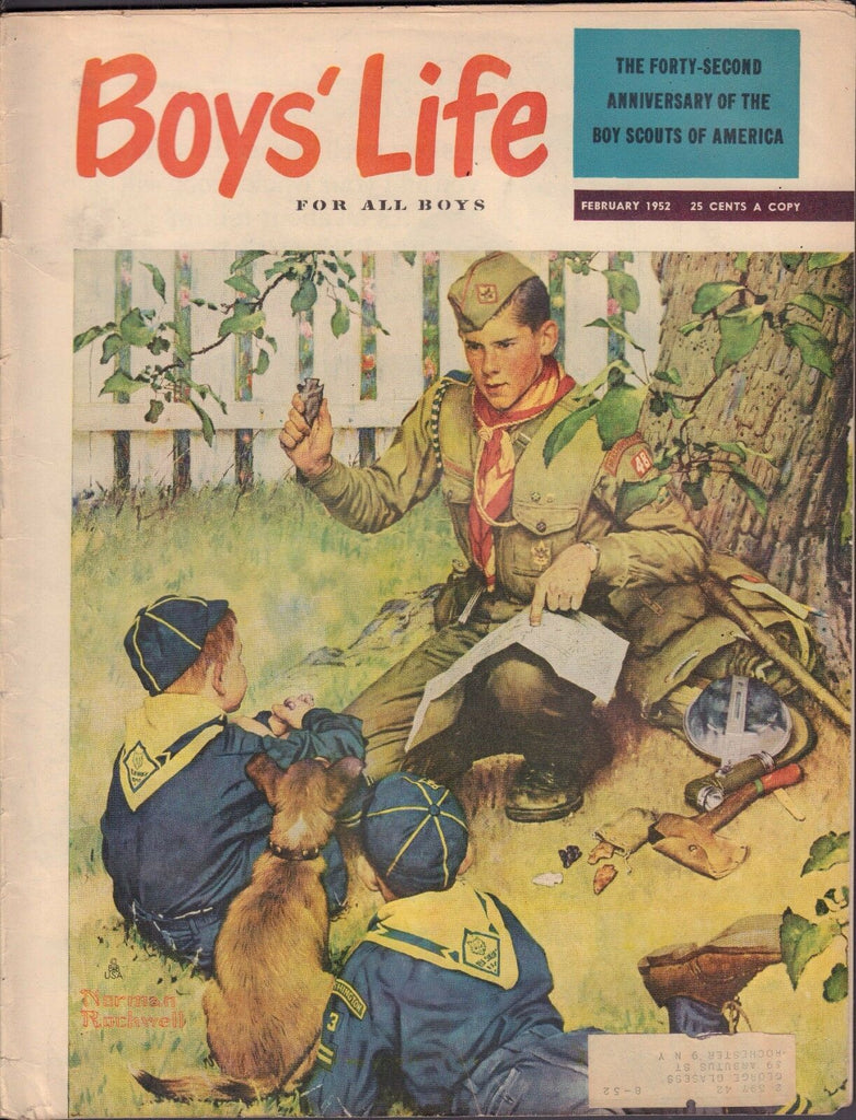 Boys Life February 1952 42 Anniversary of the Boy Scouts Of USA w/ML 011717DBE2
