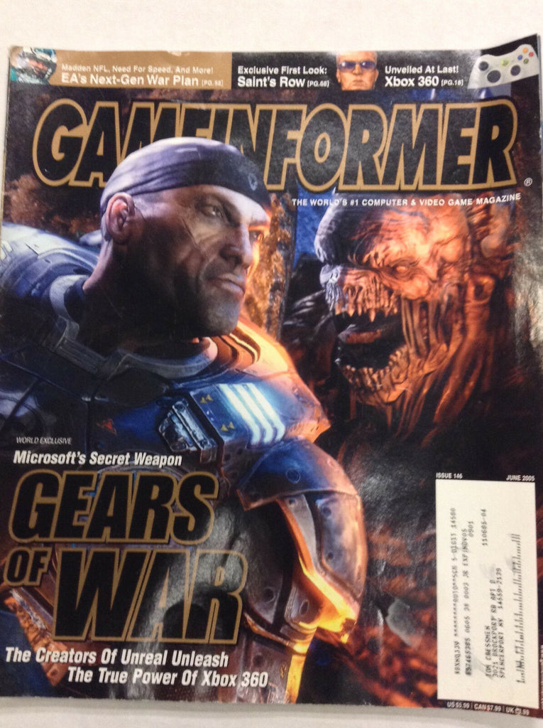 Gameinformer Magazine Gears Of War No.146 June 2005 020817RH