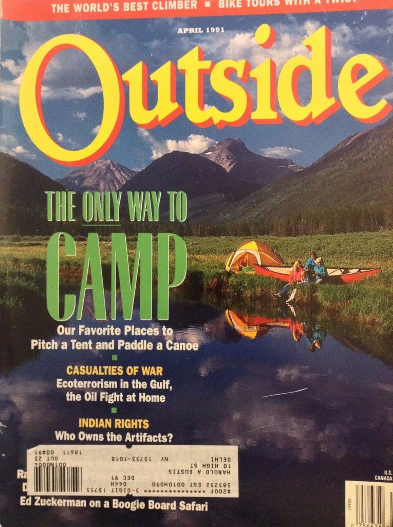 Outside Magazine The Only Way To Camp April 1992 110717nonrh