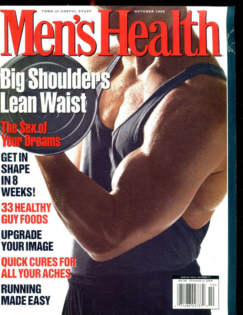 Men's Health Magazine October 1995 Big Shoulders EX w/ML 012317jhe