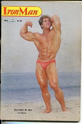 Iron man Muscle Magazine Vol. 38 No. 4 May 1979 Ron Reufel EX 111815DBE