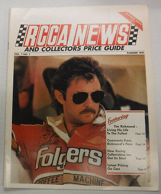 RCCA News Magazine Tim Richmond Dale Earnhardt Summer 1991 081315R2