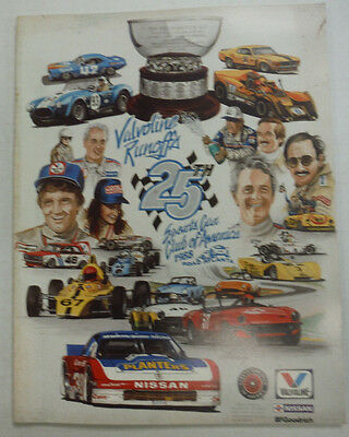 Valvoline Runoffs Magazine 25th Spors Car Club Of America 1988 Atlanta 051115R