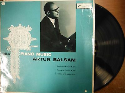 33 RPM Vinyl Mozart Arthur Balsam Piano Music Vol5 L'oiseau-Lyre Record 032415SM