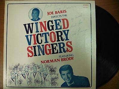 33 RPM Vinyl Signed Joe Baris Jaybee Winged Victory Singers Stereo 012615SM