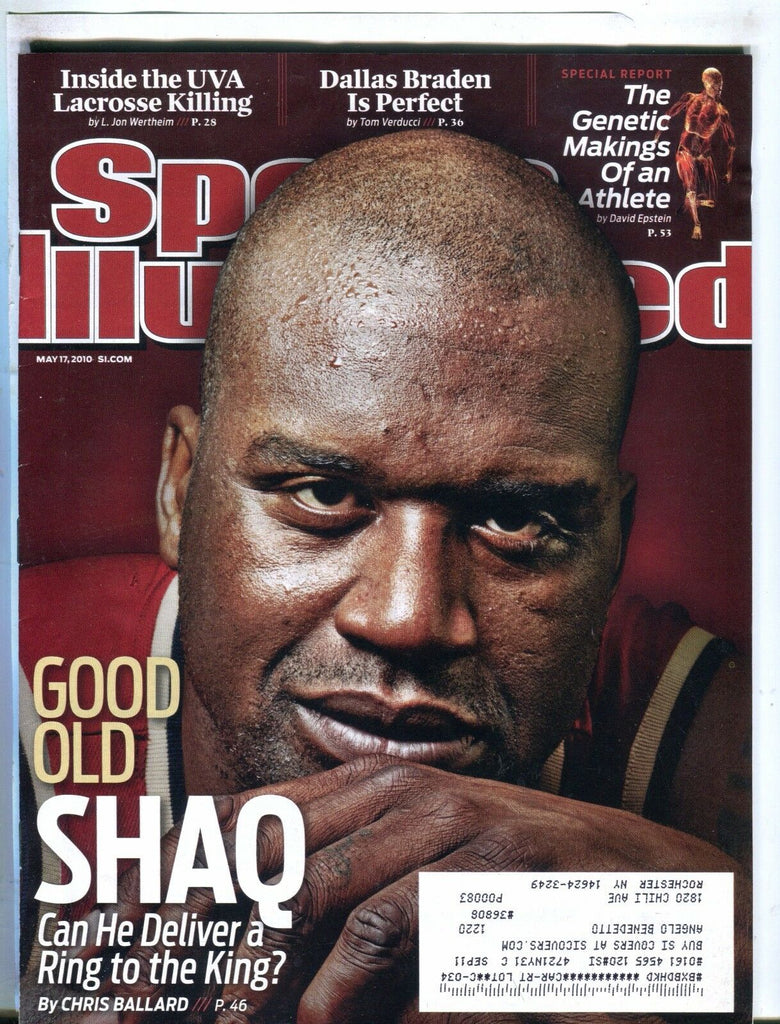 Sports Illustrated Magazine May 17 2010 Shaquille O'Neal EX w/ML 042717nonjhe