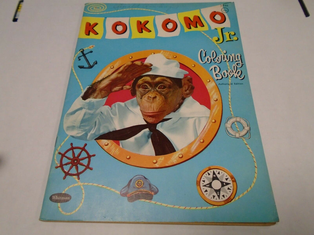 Kokomo Jr Coloring Book Authorized Edition 1959 16pgs, 1pg Colored 112619AME