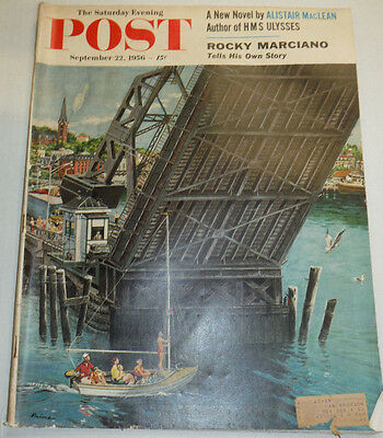 Post Magazine Rocky Marciano Alistair MacLean September 1956 010615R2