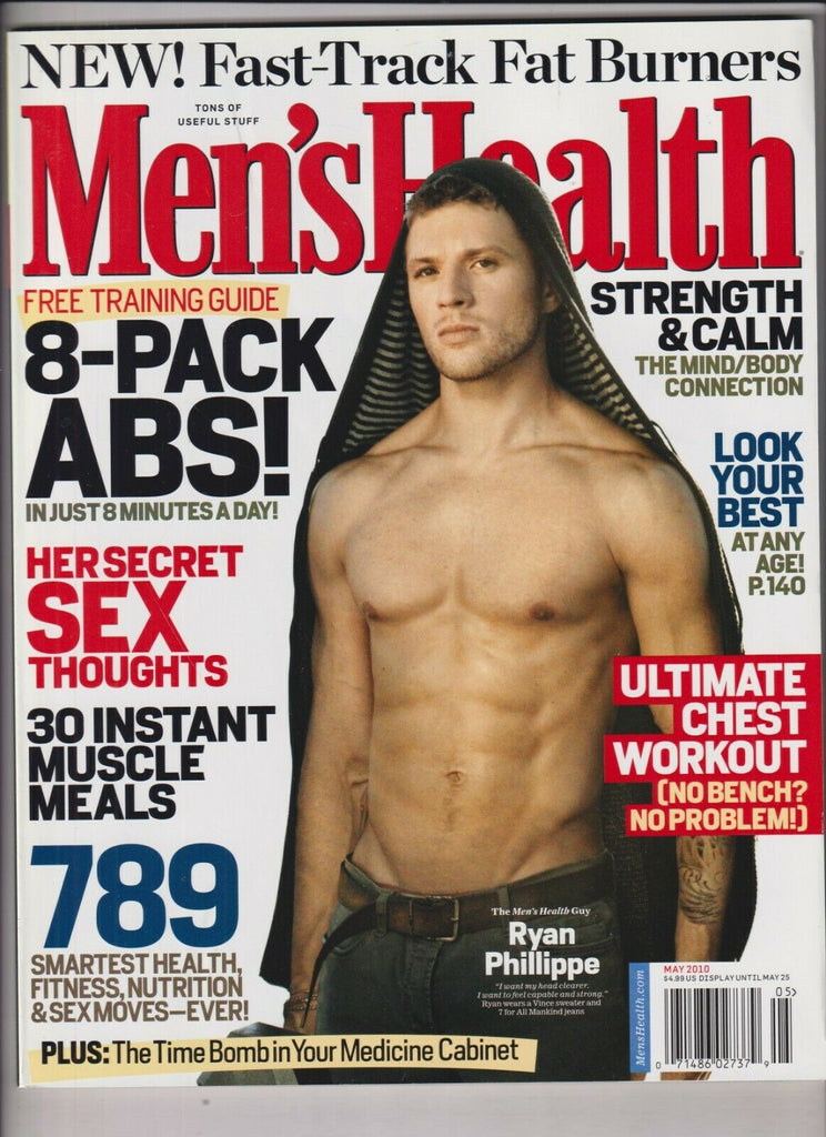 Men's Health Mag Ryan Phillippe 8 Pack Abs May 2010 031320nonr