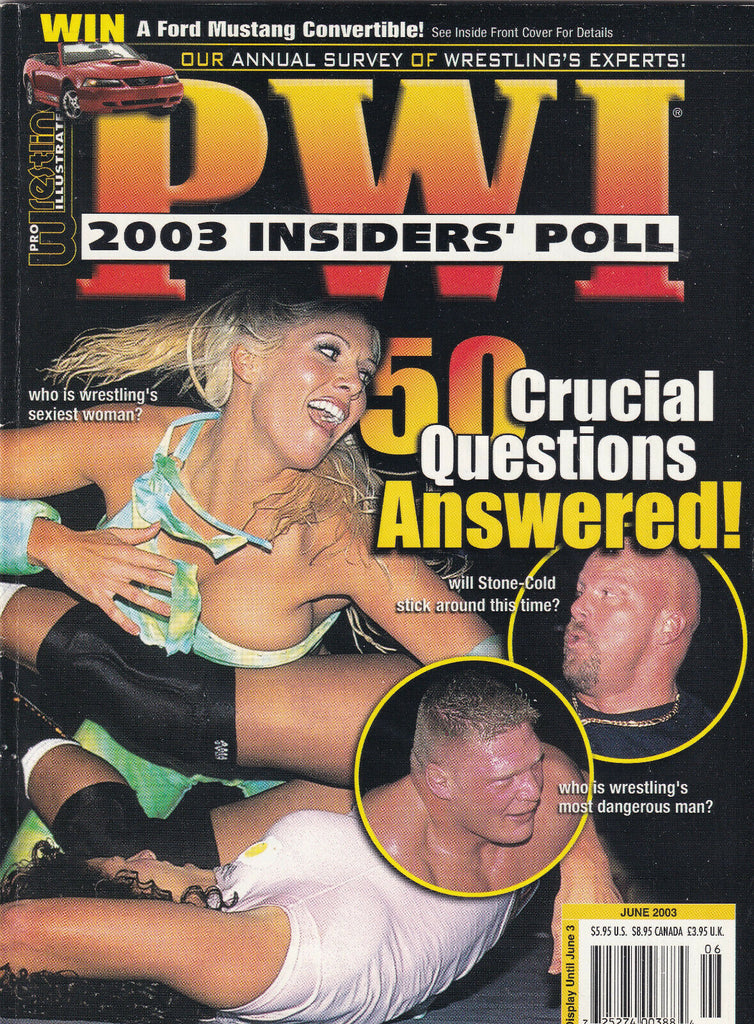 Pro Wrestling Illustrated Insider's Poll Stone Cold June 2003 052219nonr
