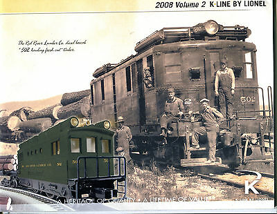 2008 Volume 2 K Line By Lionel Train Catalog EX 080116jhe