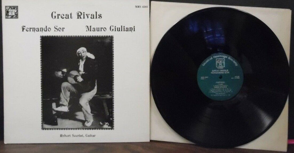 Great Rivals Fernando Sor mauro Giuliani Robert Secrist, Guitar vinyl 112518LLE
