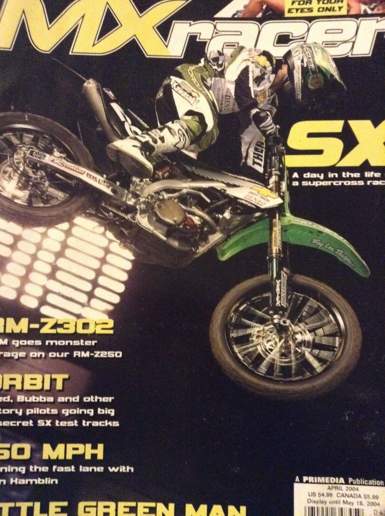 MX Racer Magazine A Day In The Life Of a Racer April 2004 122318nonrh