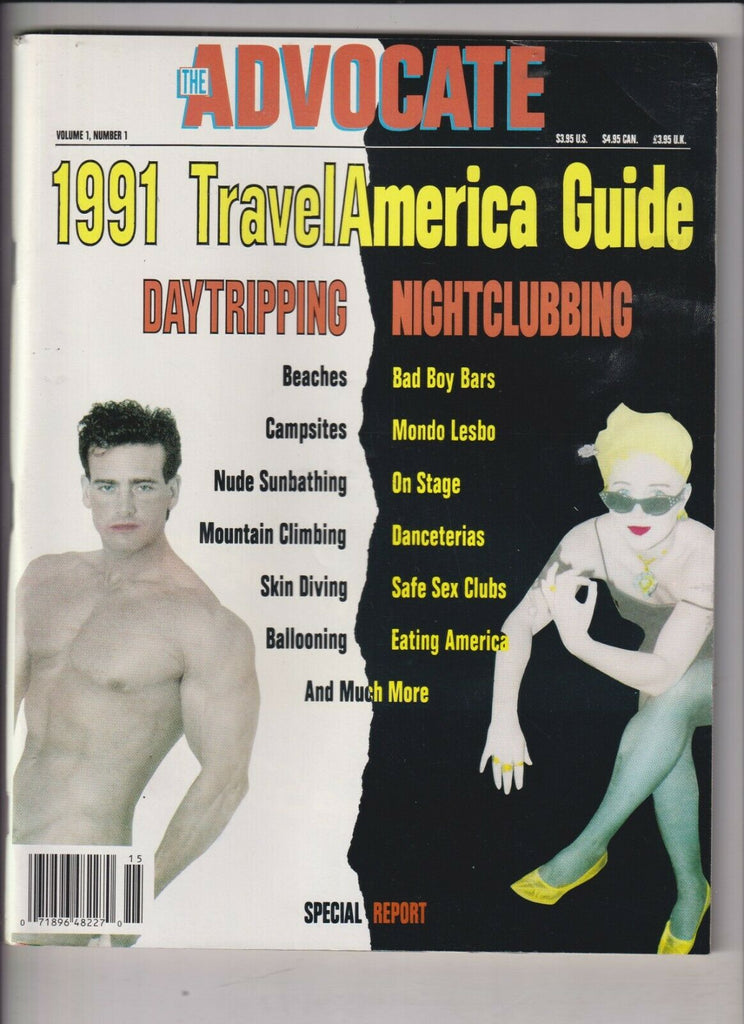 The Advocate Gay Interest Mag TravelAmerica Guide 1991 031220nonr