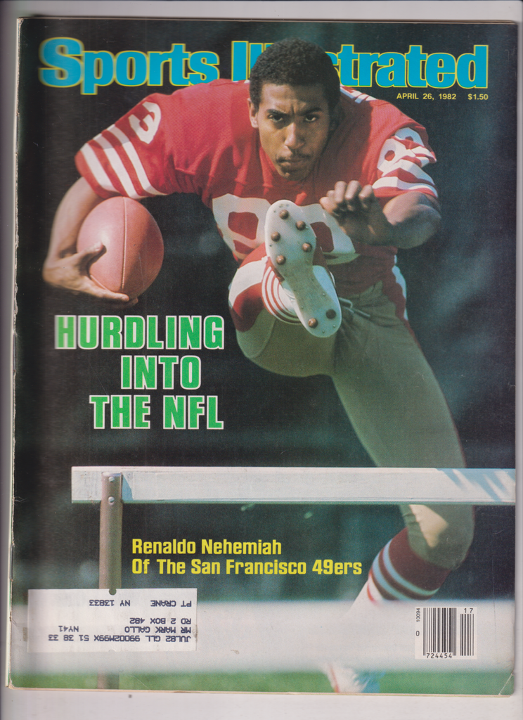 Sports Illustrated Mag Renaldo Nehemiah April 26, 1982 011120nonr