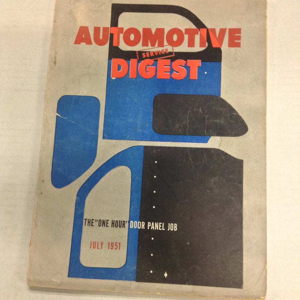 Automotive Digest Magazine One Hour Door Panel Job July 1951 052317nonrh