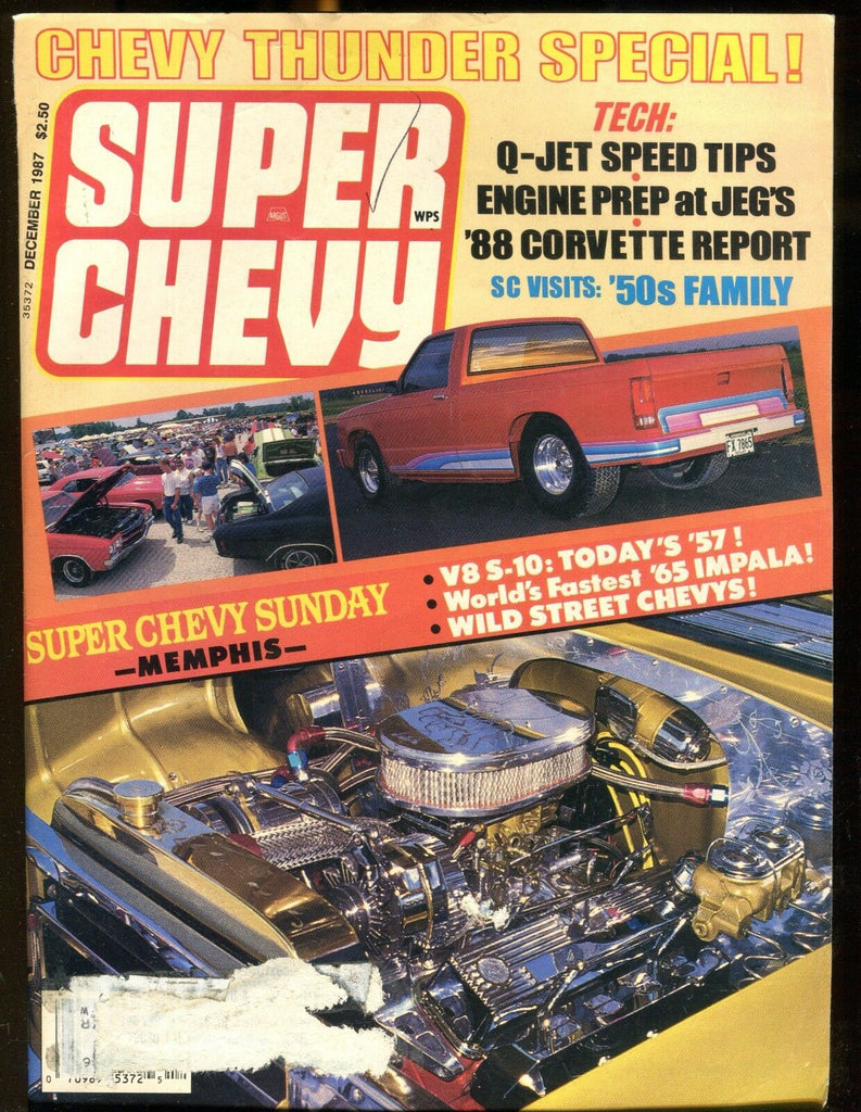 Super Chevy Magazine December 1987 Chevy Thunder EX w/ML 030117nonjhe