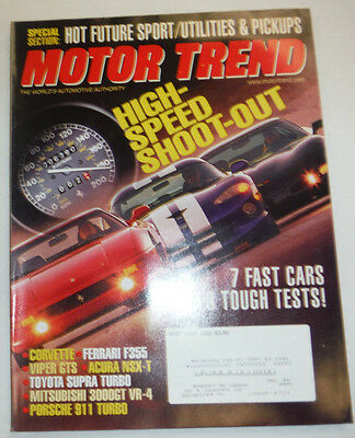 Motor Trend Magazine High Speed Shootout May 1997 012115R