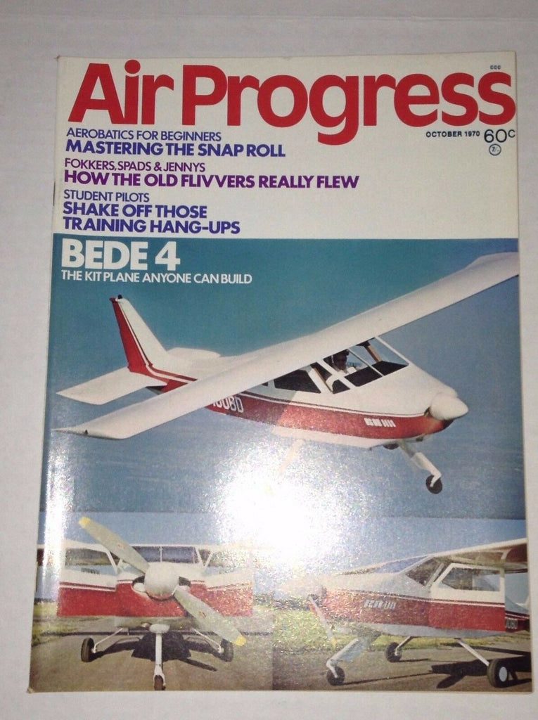 Air Progress Magazine Bede 4 Fokkers October 1970 010217RH