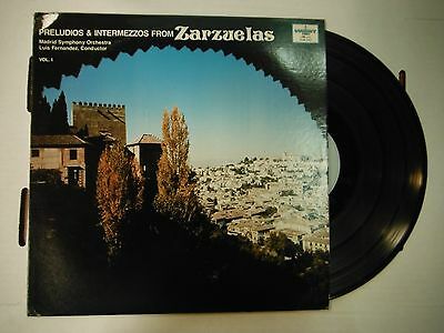 33 RPM Vinyl Intermezzos From Zarzuelas, Vol. 1 Summit Sum 5093 120814KME