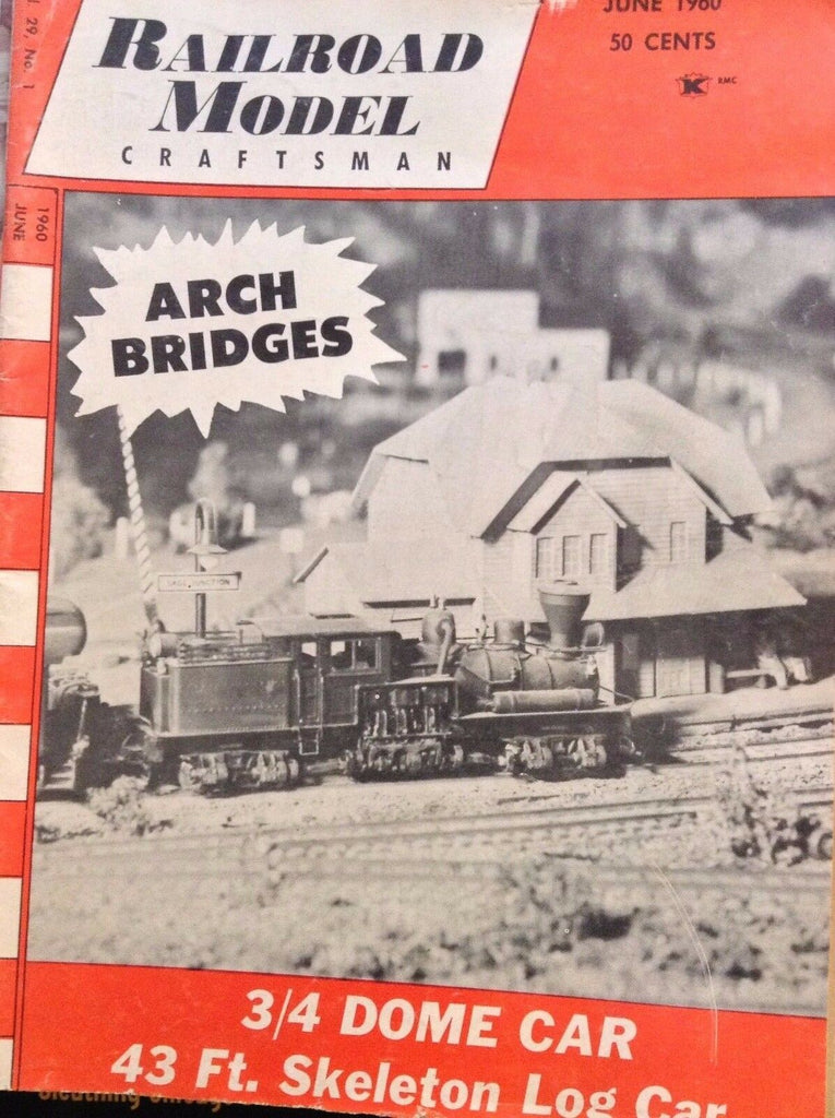 Railroad Model Magazine Skeleton Log Car June 1960 121017nonrh