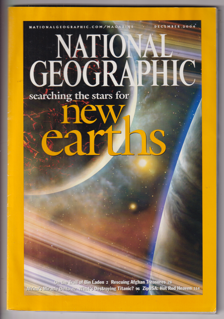 National Geographic New Earths & Bin Laden December 2004 011820nonr
