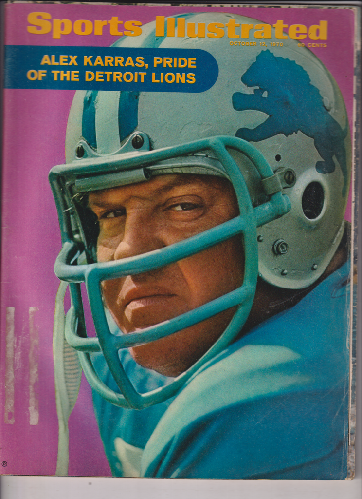 Sports Illustrated Mag Alex Karras Detroit Lions October 12, 1970 012120nonr