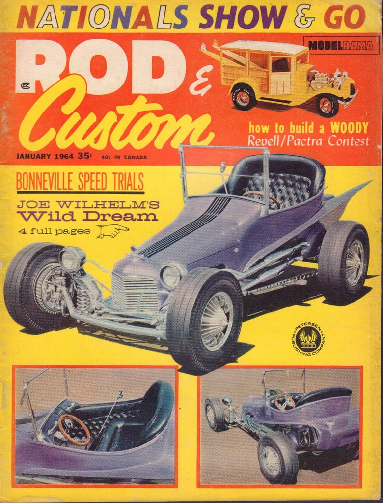 Rod & Custom January 1964 Joe Wilhelm's Wild Dream 030117nonDBE