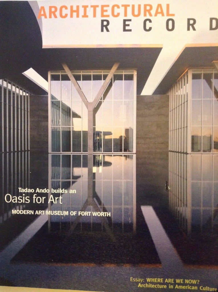 Architectural Record Magazine Oasis For Art March 2003 101817nonrh