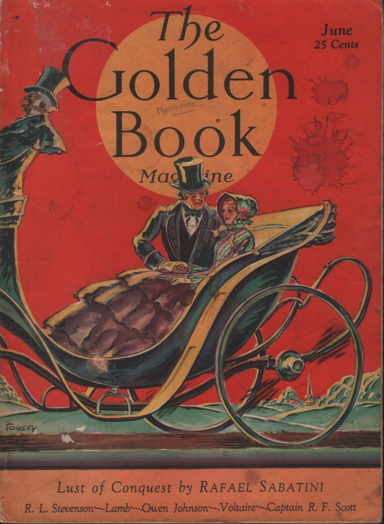 The Golden Book Magazine June 1930 Rafael Sabatini RL Stevenson 090318DBE2
