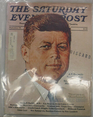 The Saturday Evening Post Magazine John F. Kennedy September 1975 082015R