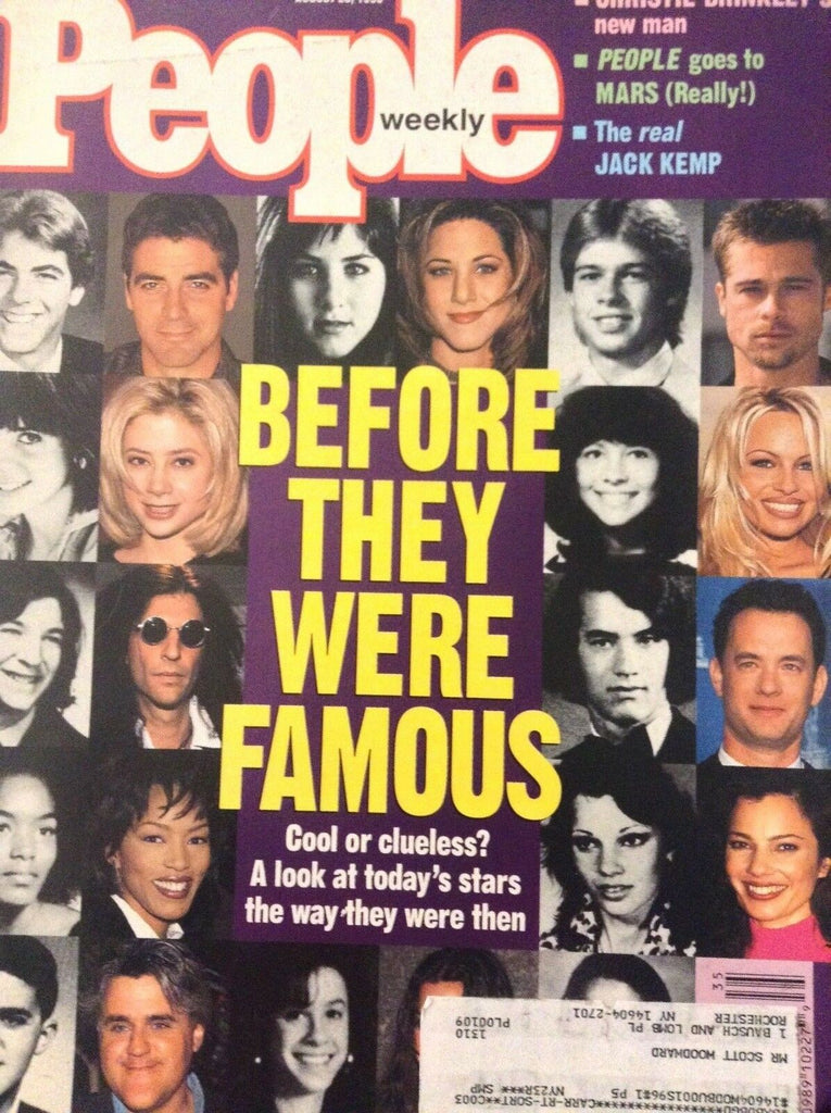 People Magazine Before They Were Stars rad Pitt August 26, 1996 120418nonrh