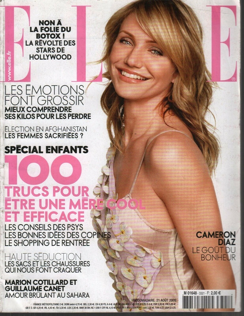 Elle French Fashion Magazine 21 Aout 2009 Cameron Diaz 091819AME2